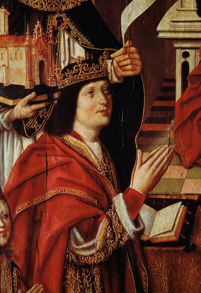 La Vergine dei Re Cattolici (dettaglio) da Spanish School
